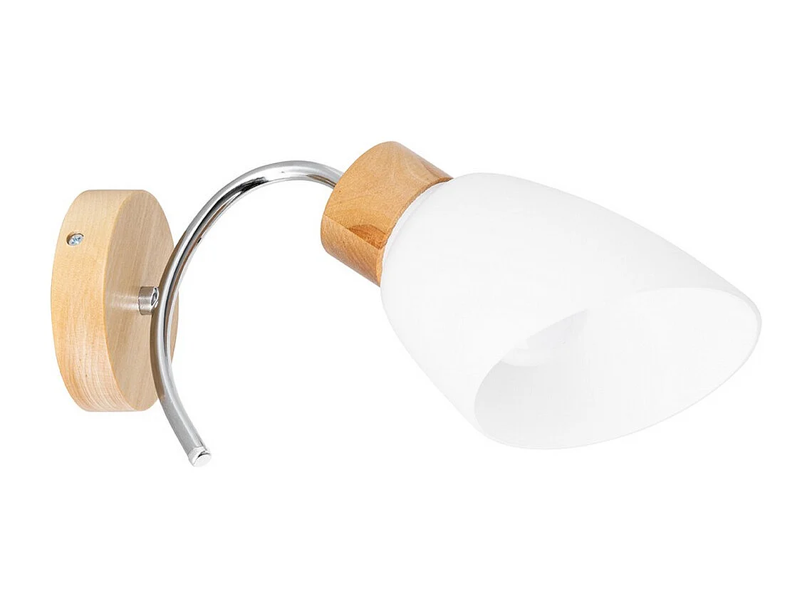 Lampa ścienna Adrio, Biały, 12x29x19 cm, EPIKASA