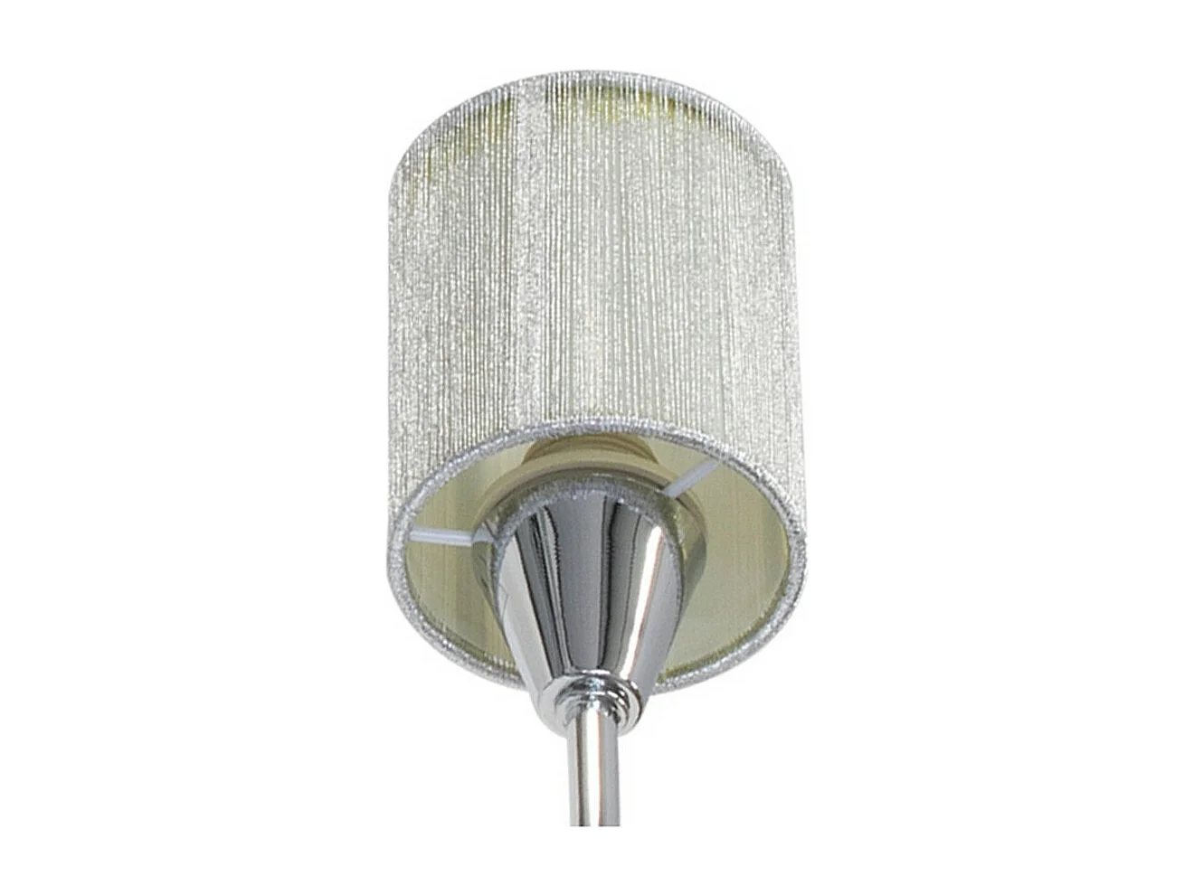 Candeeiro de Parede Getulio, Prata, 12x22x21 cm, EPIKASA