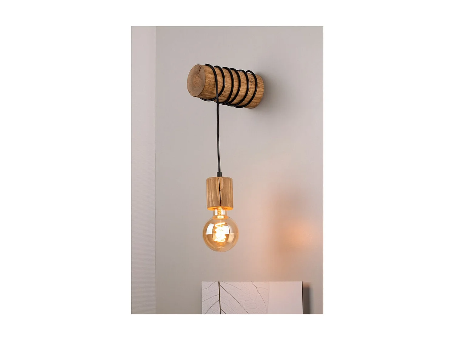 Applique Meric, Marron, 8x20x33 cm, EPIKASA