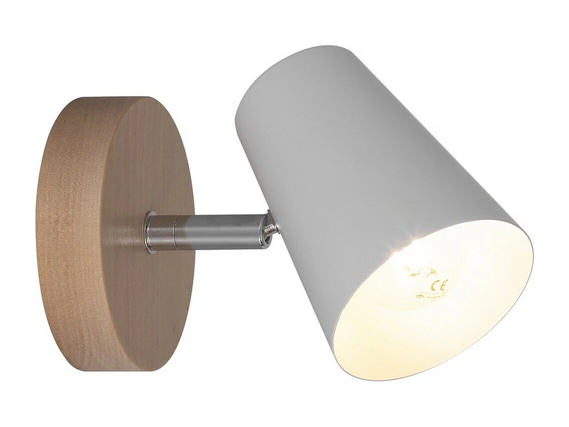 Candeeiro de Parede Anastasio, Castanho, 10x17x12,5 cm, EPIKASA