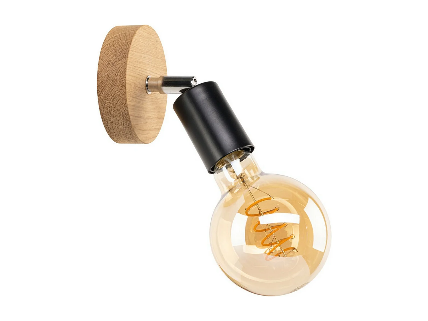 Candeeiro de Parede Aronne, Castanho, 13x10x12 cm, EPIKASA