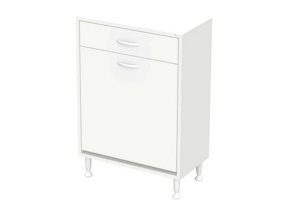 Waskast Aktif, Wit, 55x32,5x88 cm, EPIKASA