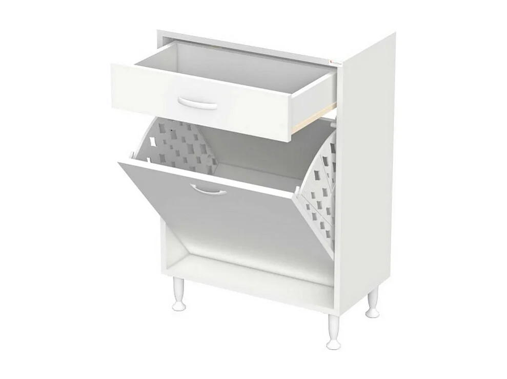 Waskast Aktif, Wit, 55x32,5x88 cm, EPIKASA