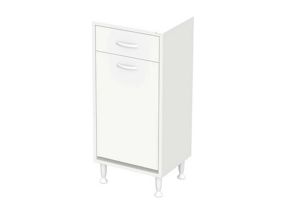 Waskast Aktif, Wit, 35x32,5x88 cm, EPIKASA