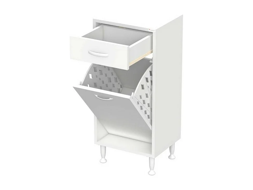 Waskast Aktif, Wit, 35x32,5x88 cm, EPIKASA