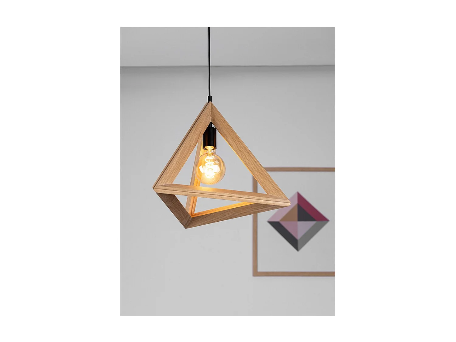 Suspension Yukon, Marron, 42x42x110 cm, EPIKASA