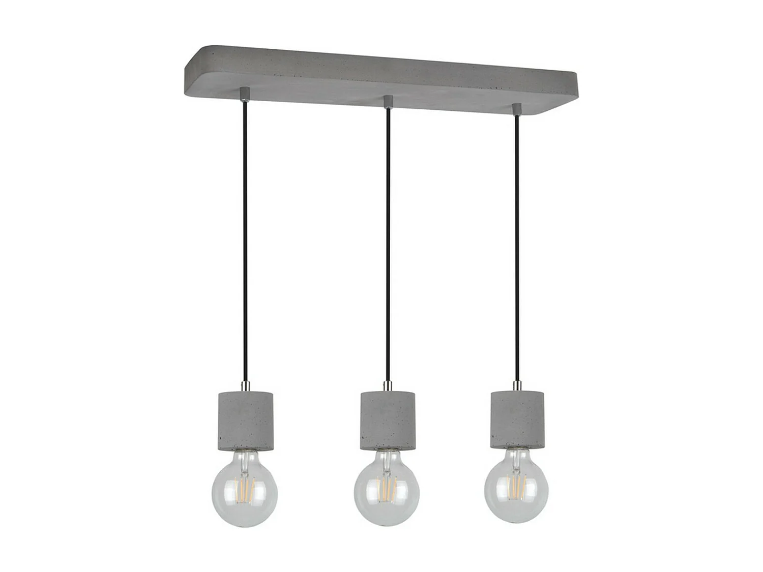 Candeeiro Suspenso Giacomo, Cinzento, 13,5x55x100 cm, EPIKASA