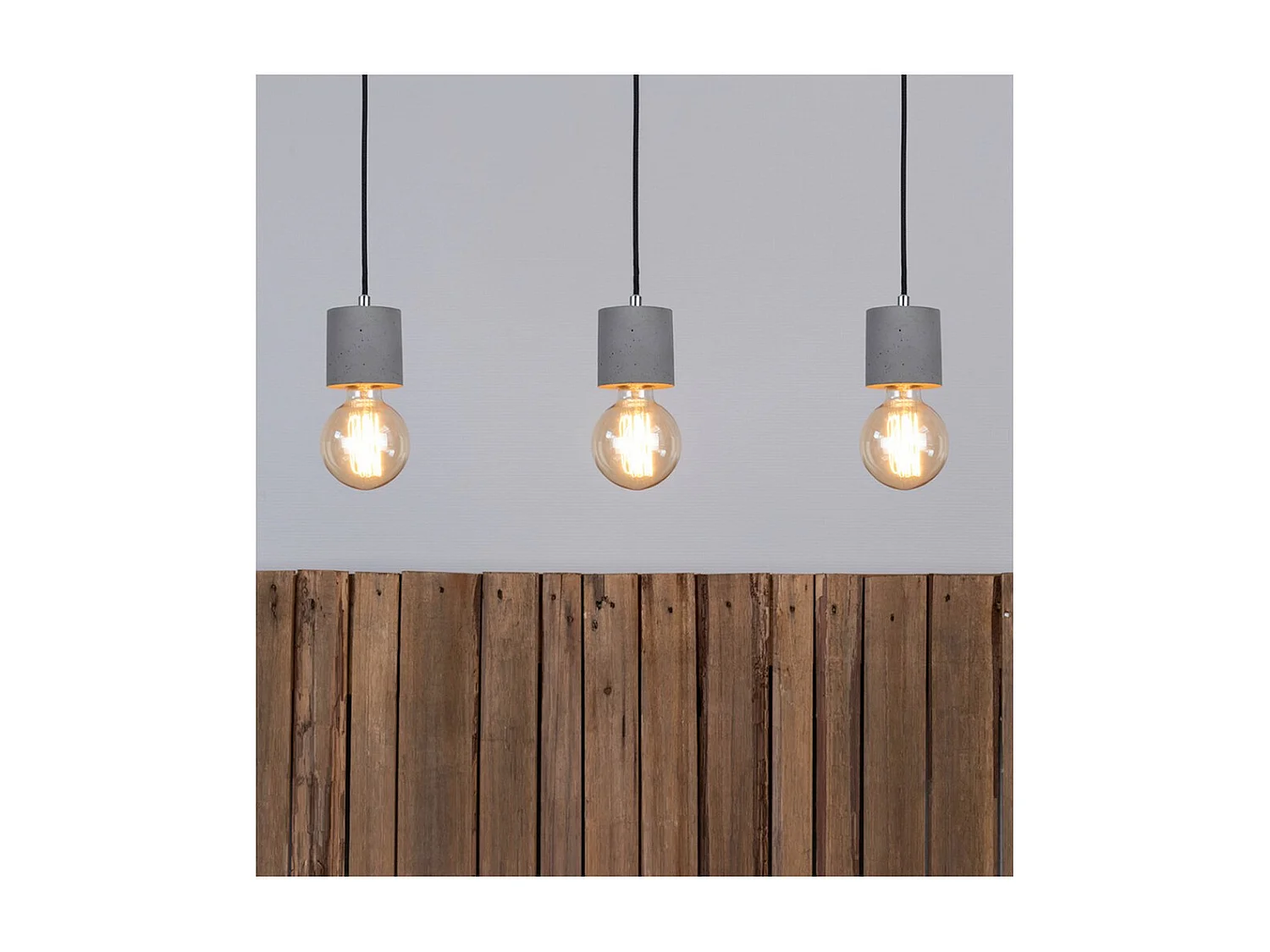 Candeeiro Suspenso Giacomo, Cinzento, 13,5x55x100 cm, EPIKASA