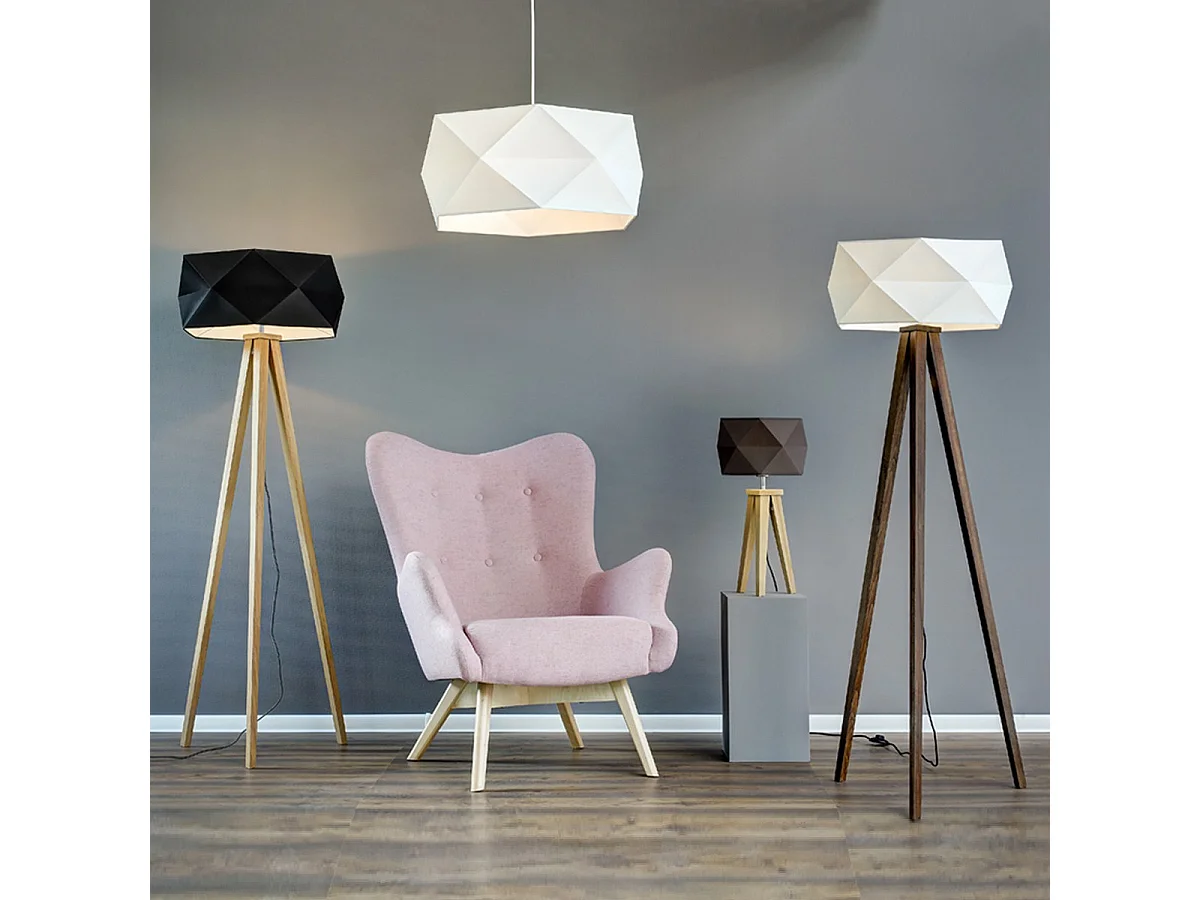 Suspension Geomerical, Marron, 46,5x46,5x120 cm, EPIKASA