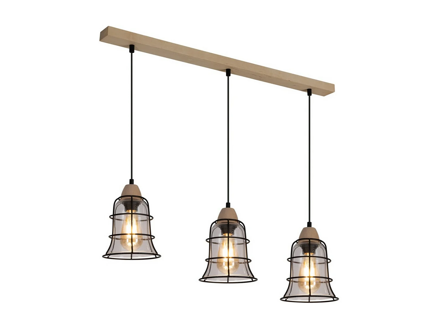 Lampa Wisząca Sabor, Brązowy, 16,5x75x110 cm, EPIKASA