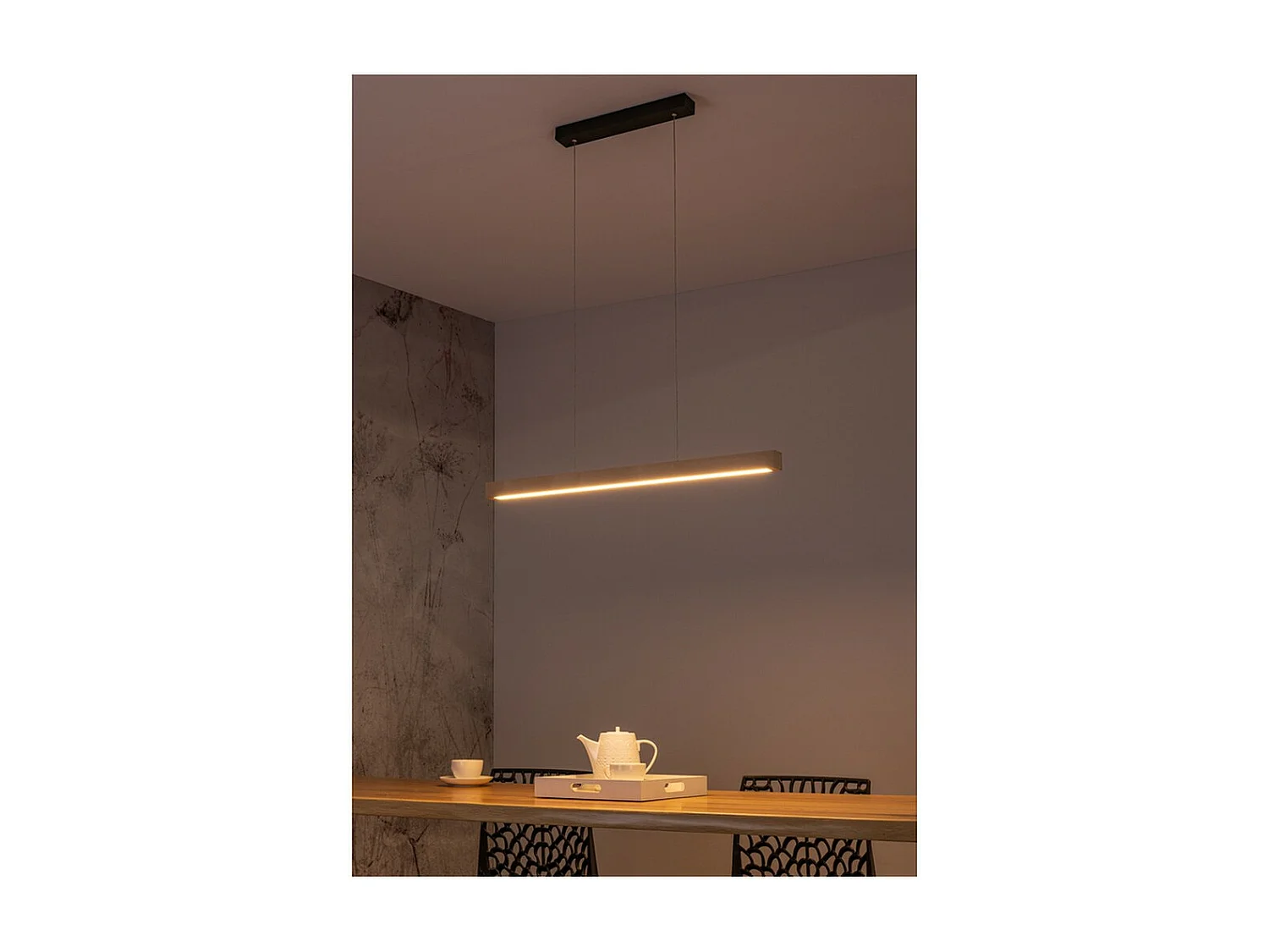 Lampa Wisząca Red River, Brązowy, 6x100x110 cm, EPIKASA