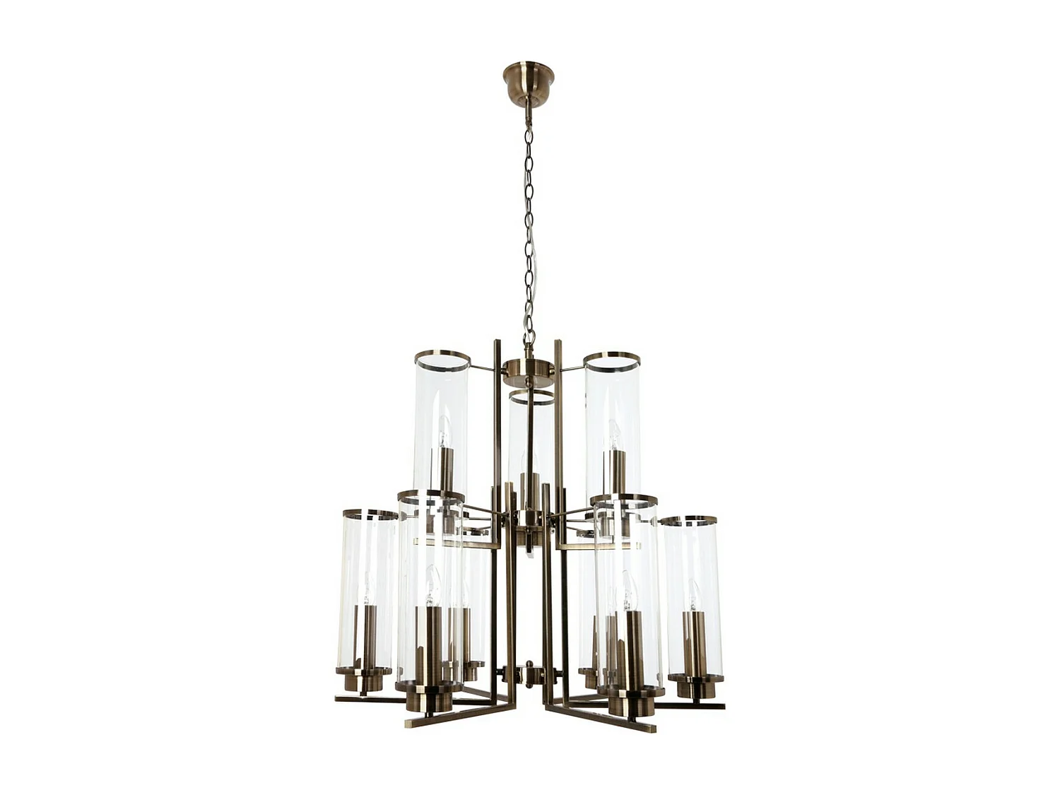 Hanglamp Missisipi, Zilver, 69,5x69,5x100 cm, EPIKASA