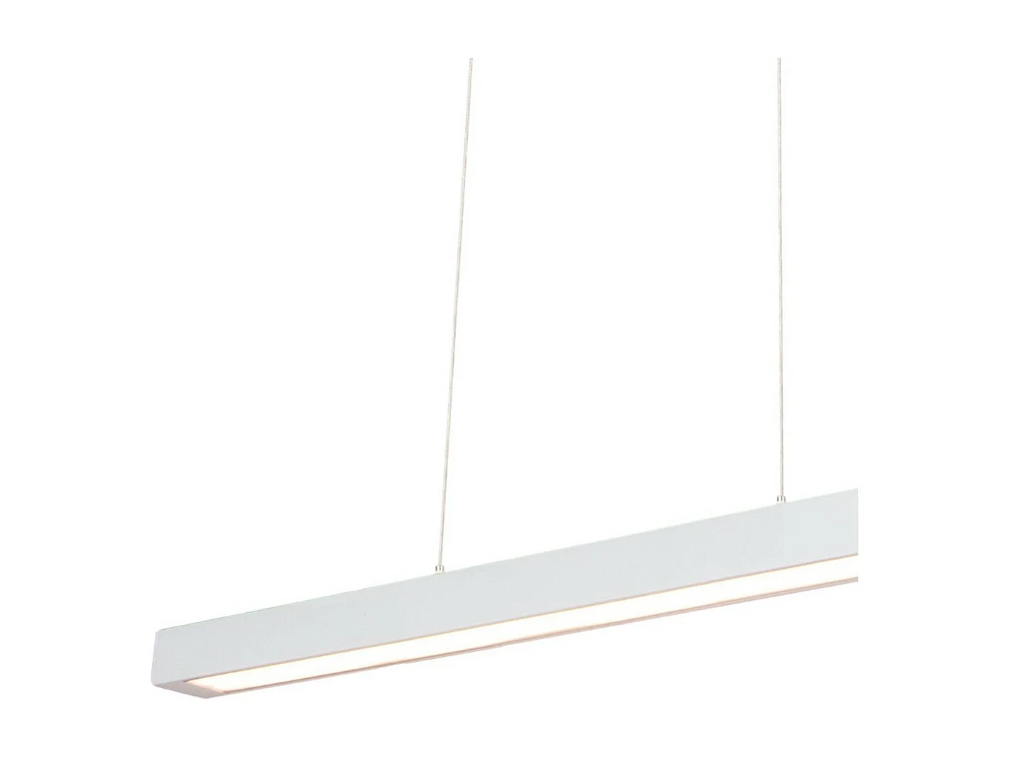 Candeeiro Suspenso Red River, Branco, 80x6x110 cm, EPIKASA