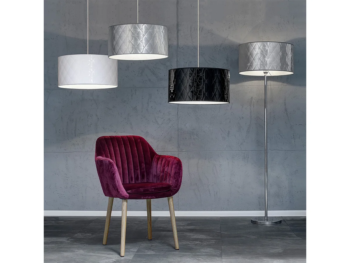 Lampada a Sospensione James, Nero, 50x50x120 cm, EPIKASA