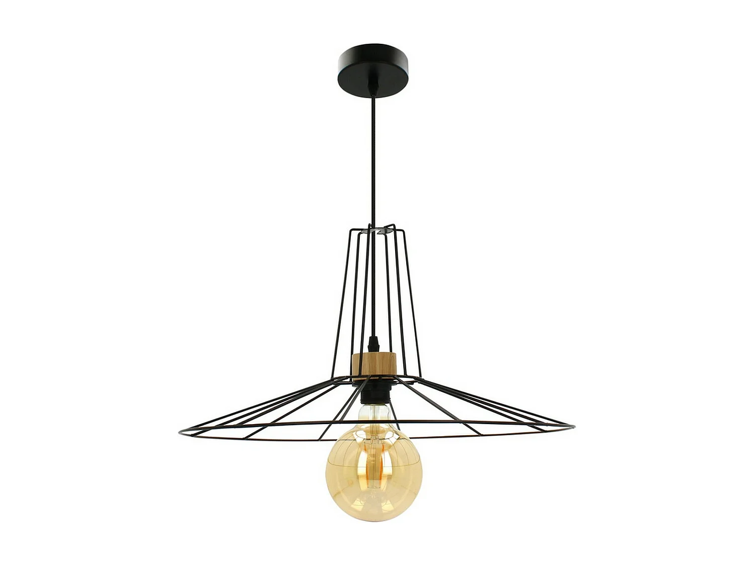 Hanglamp Vouga, Bruin, 50x50x110 cm, EPIKASA