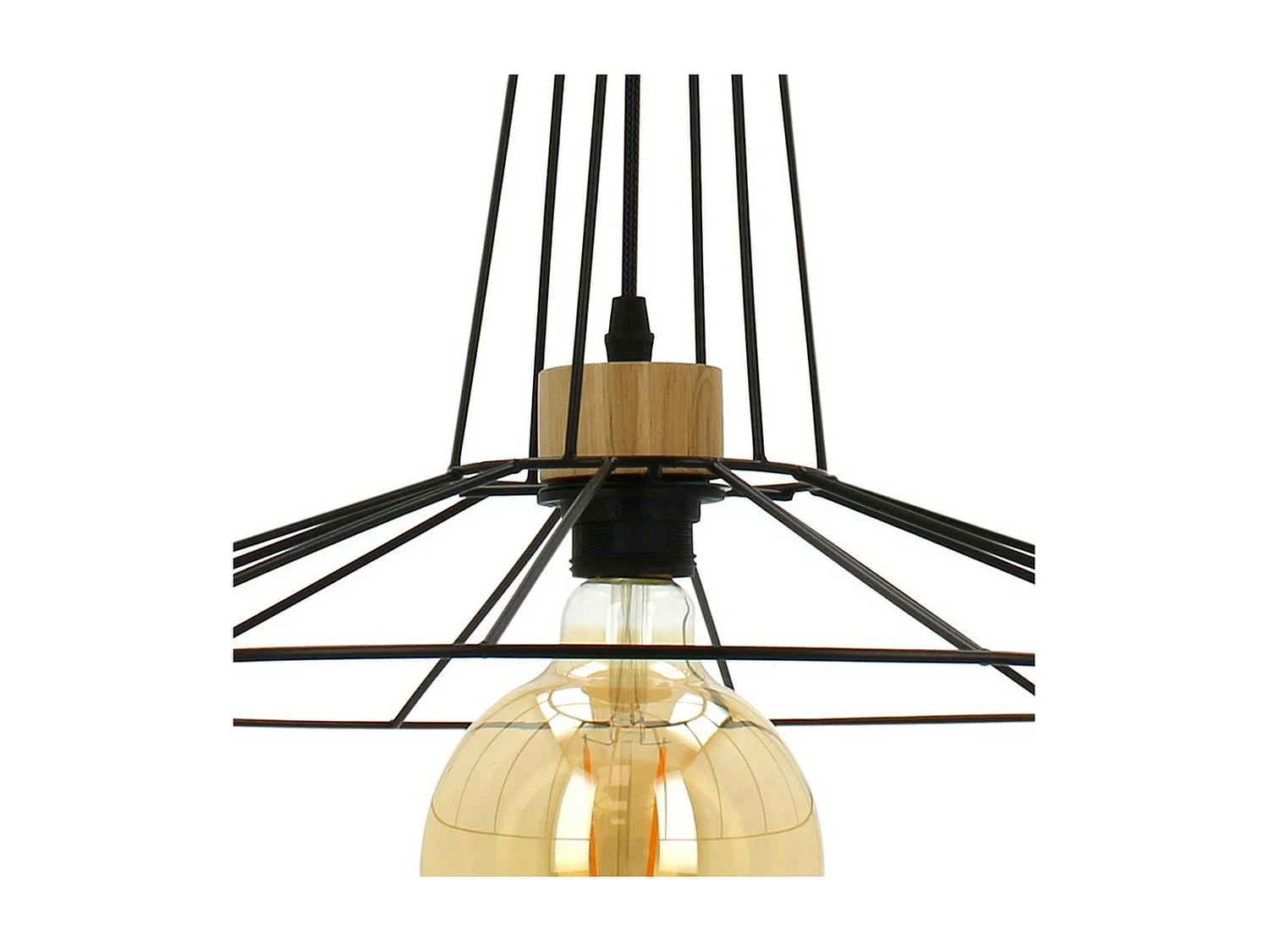 Hanglamp Vouga, Bruin, 50x50x110 cm, EPIKASA