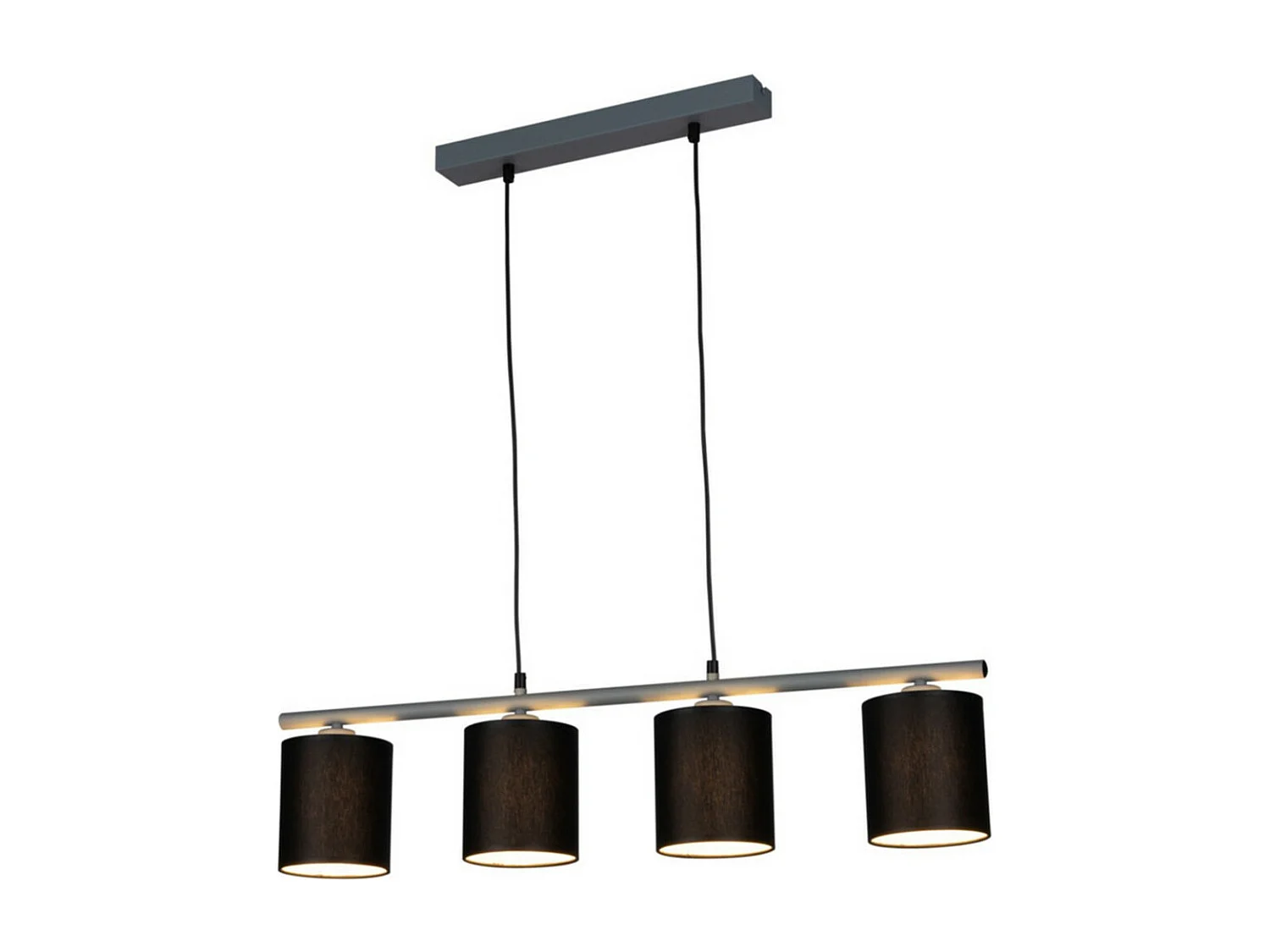 Hanglamp Milk River, Zwart, 15x86x130 cm, EPIKASA