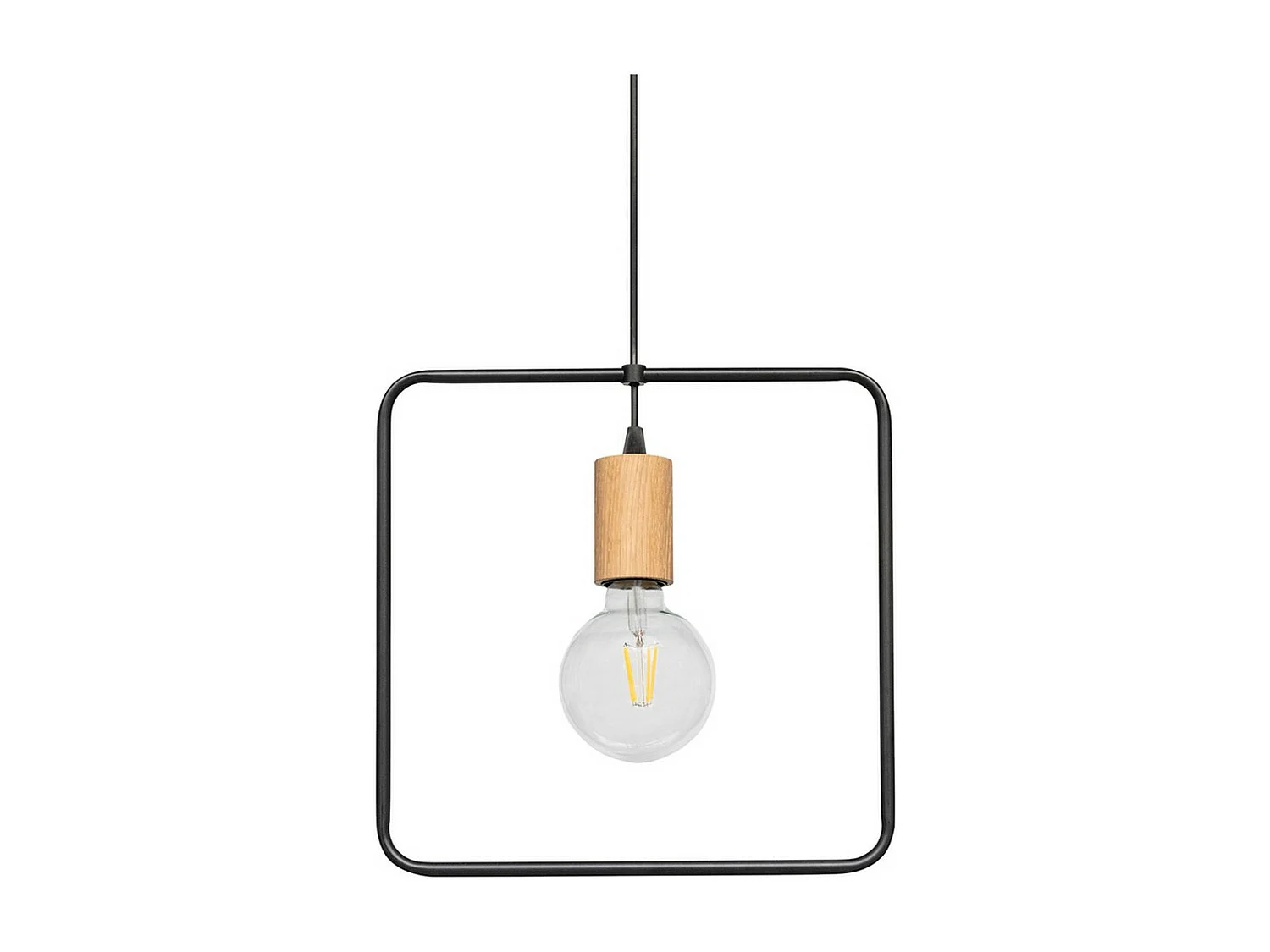 Hanglamp Green River, Bruin, 32x32x125 cm, EPIKASA