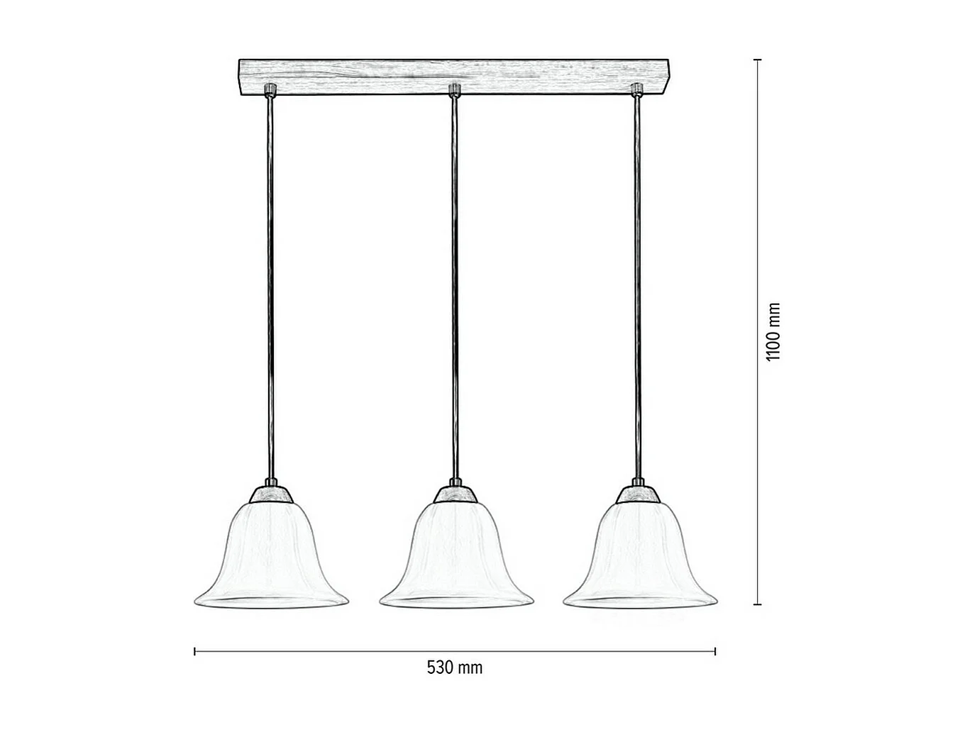 Suspension Linge, Marron, 17,5x53x110 cm, EPIKASA