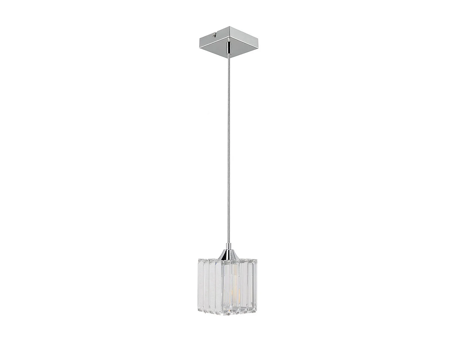 Hanglamp Mundo, Zilver, 13x13x125 cm, EPIKASA