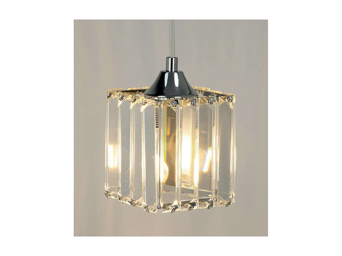 Hanglamp Mundo, Zilver, 13x13x125 cm, EPIKASA