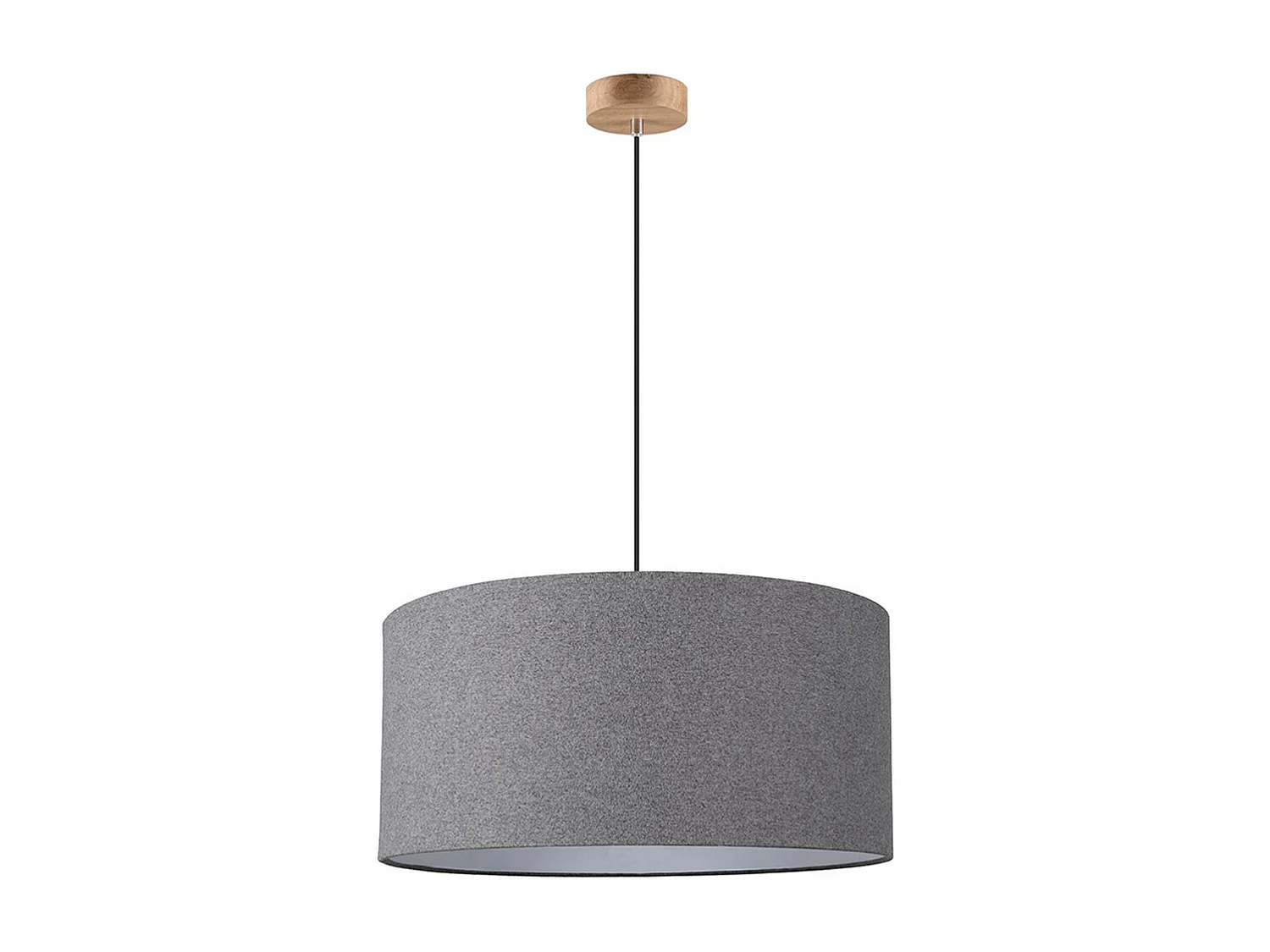 Candeeiro Suspenso Mosella, Cinzento, 50x50x129 cm, EPIKASA