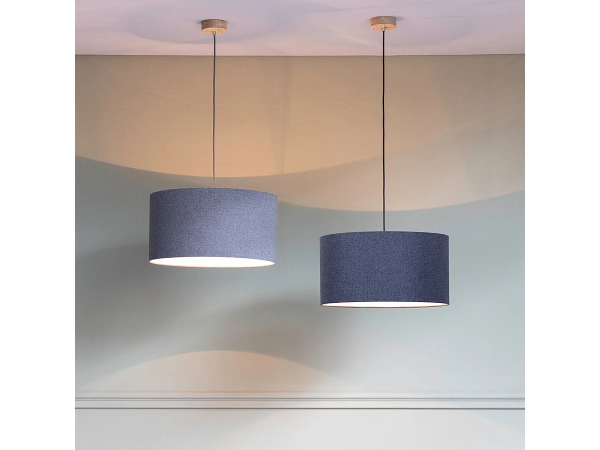 Candeeiro Suspenso Mosella, Cinzento, 50x50x129 cm, EPIKASA