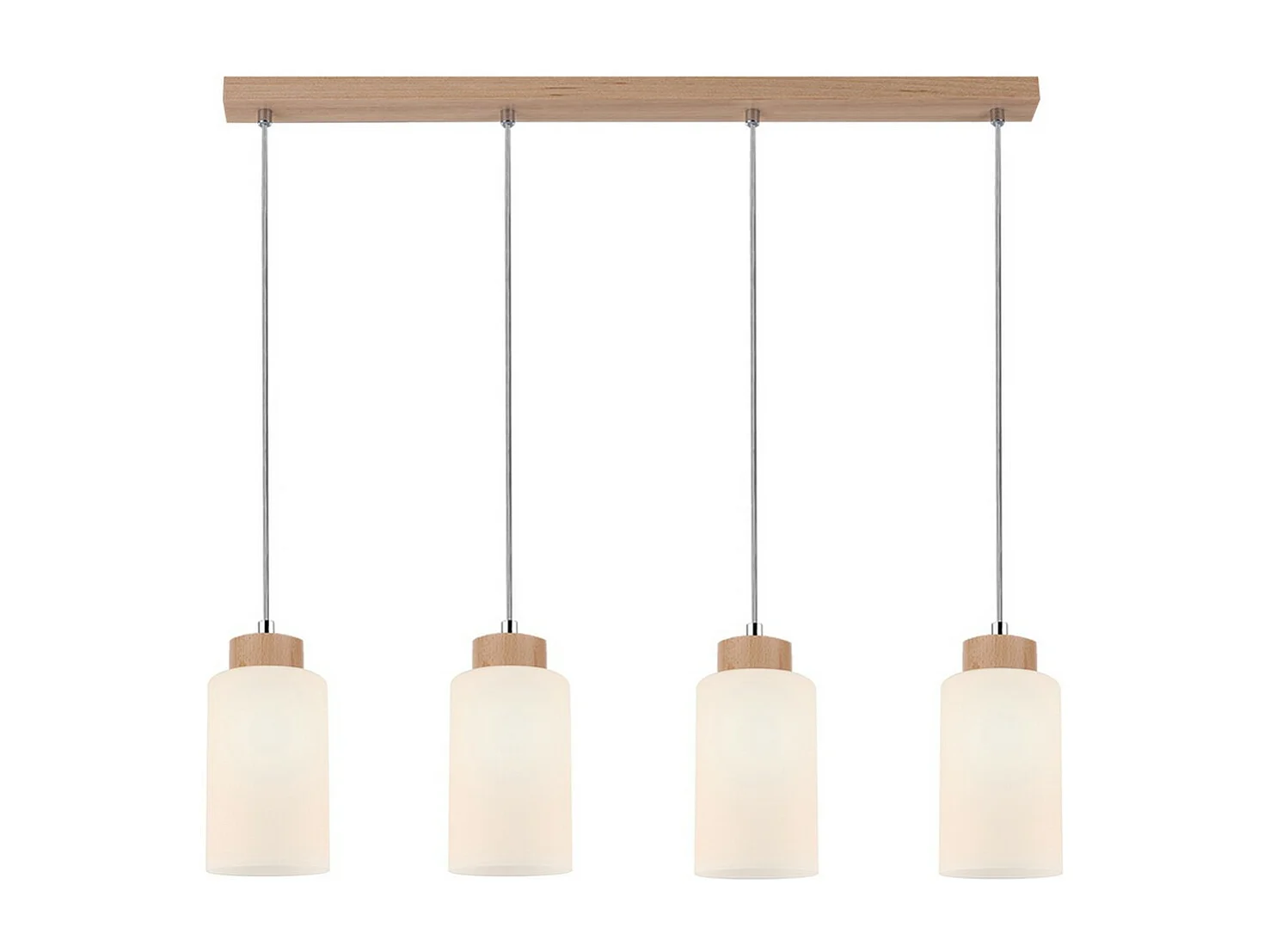 Lampada a Sospensione Trinity, Marrone, 9,5x75x110 cm, EPIKASA