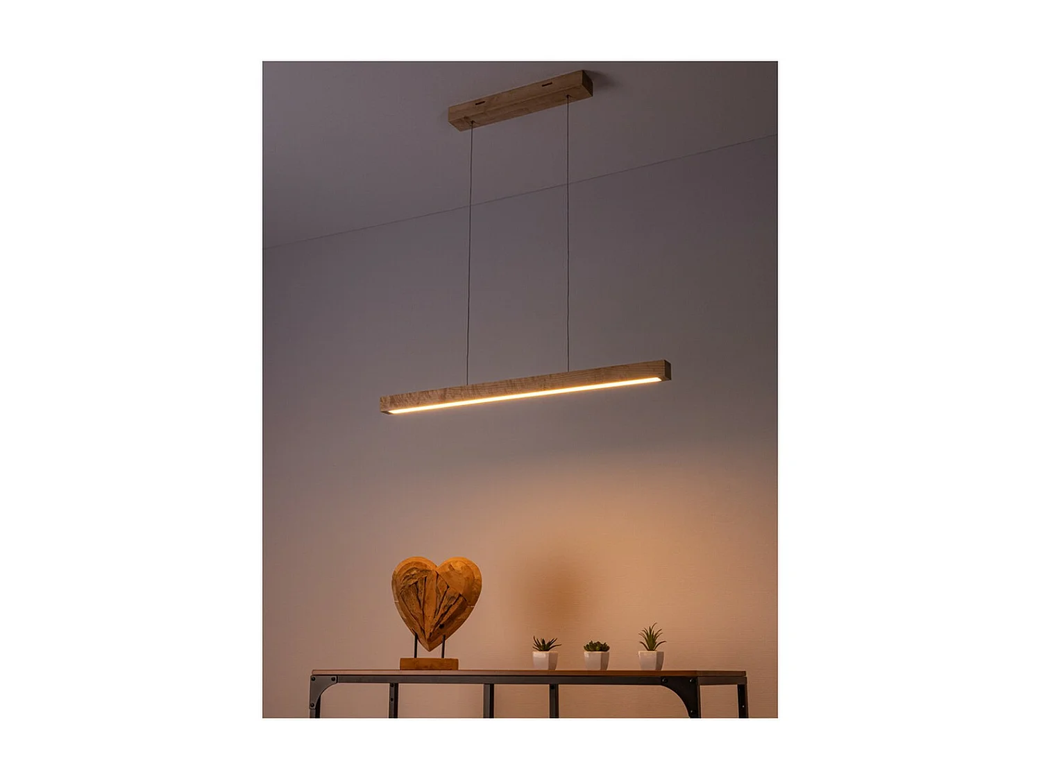 Suspension Red River, Marron, 80x6x110 cm, EPIKASA