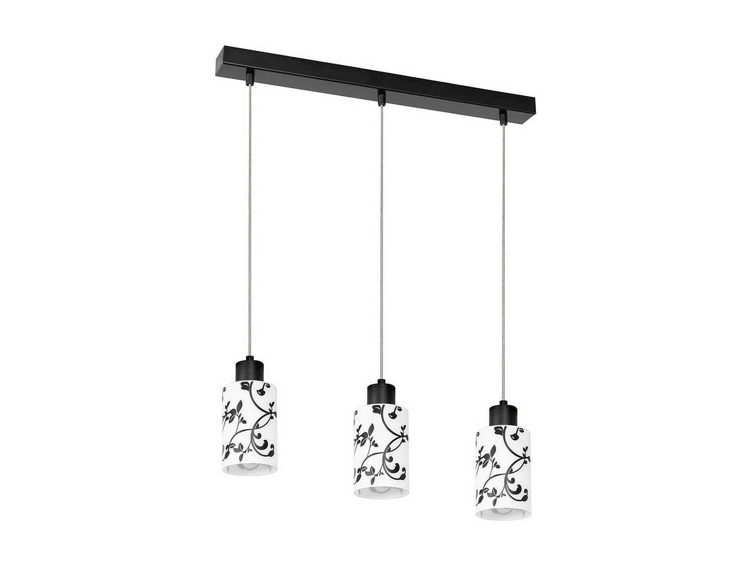 Suspension Cavado, Noir, 9,5x55x110 cm, EPIKASA