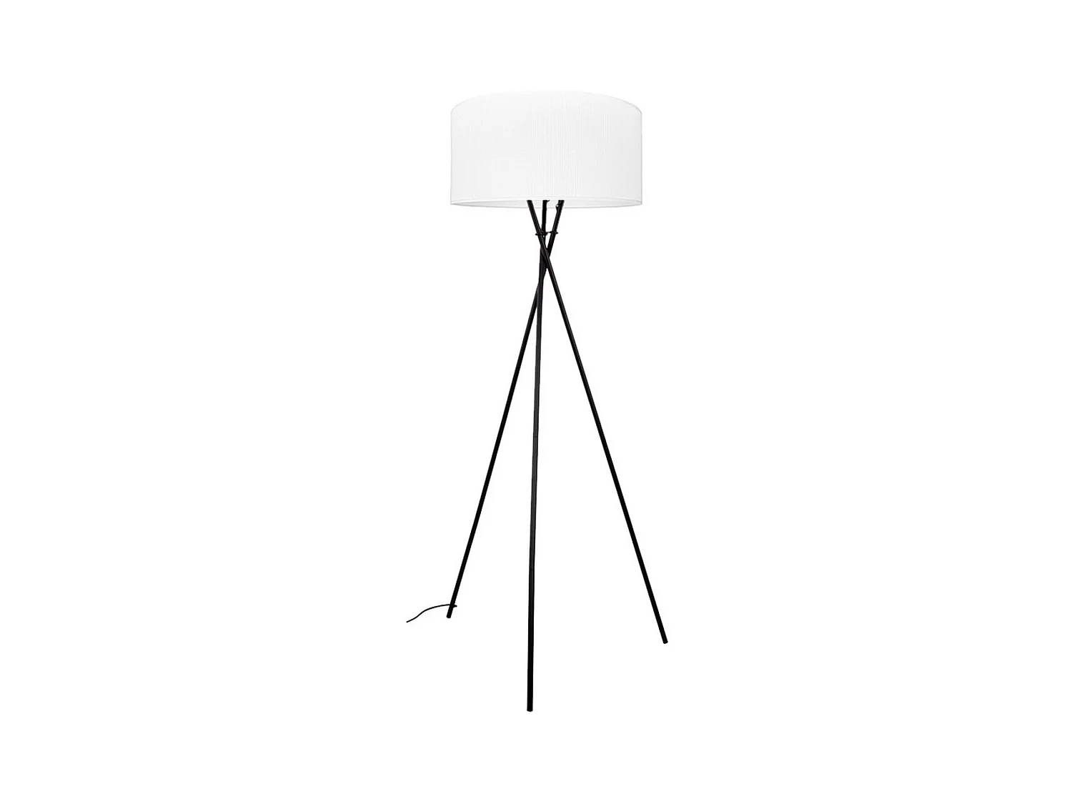 Candeeiro de Pé Battista, Preto, 62x62x154 cm, EPIKASA
