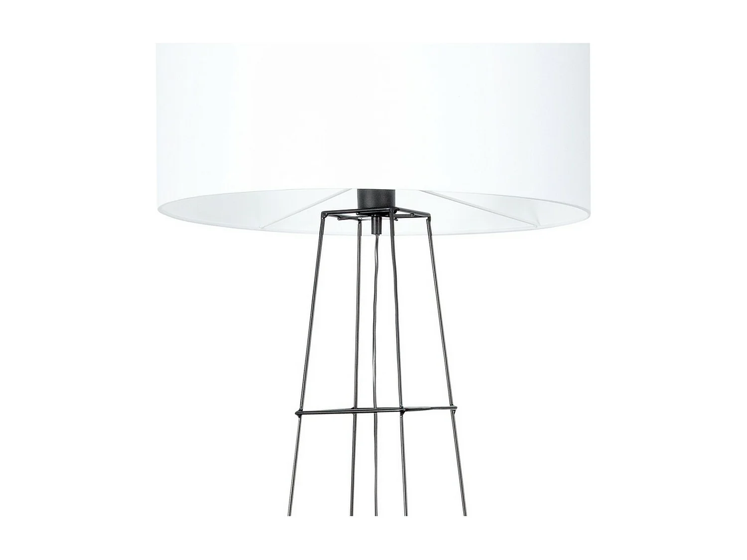 Candeeiro de Pé Pisuerga, Preto, 50x50x160 cm, EPIKASA