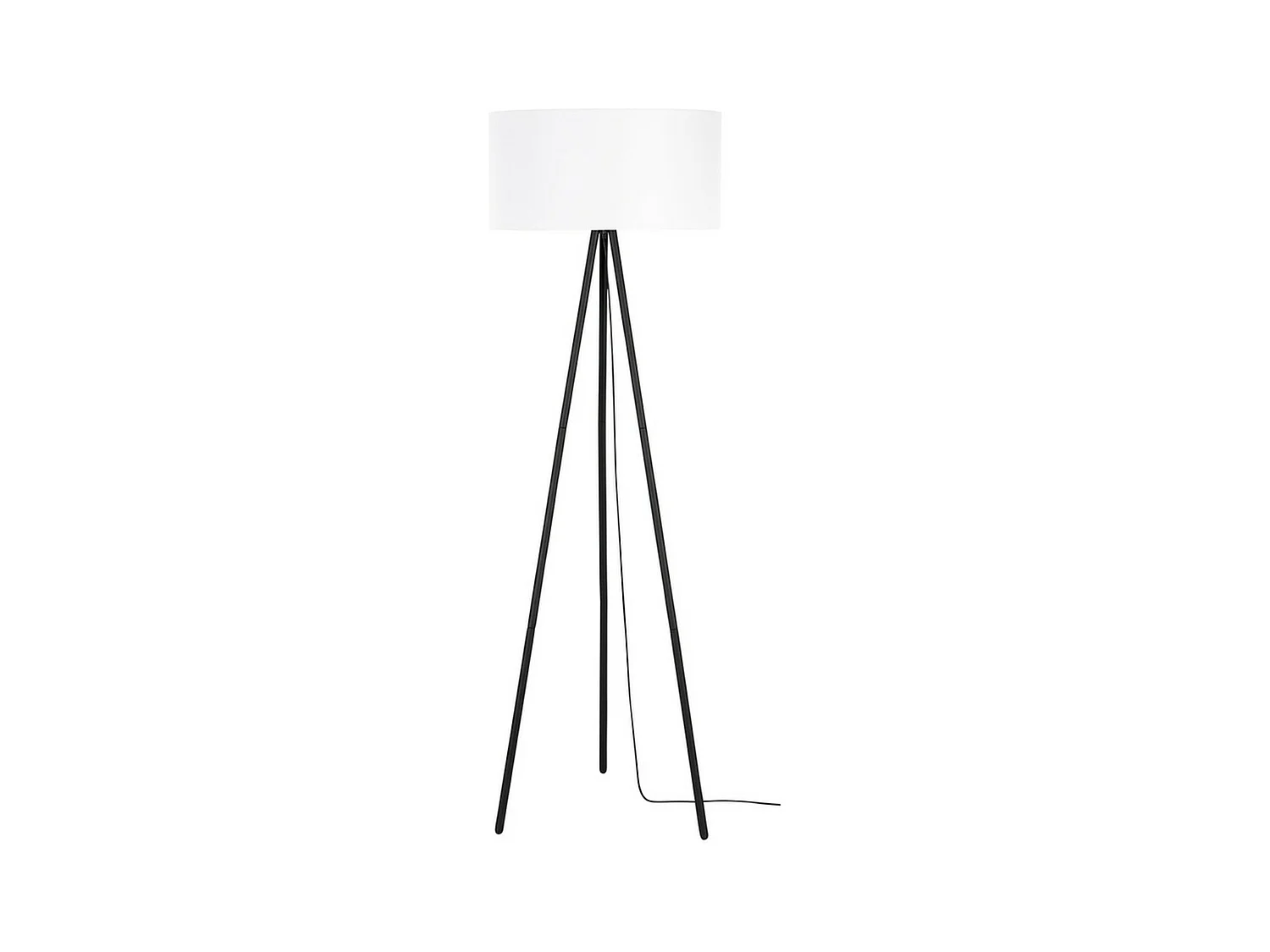 Candeeiro de Pé Ergene, Preto, 50x50x160 cm, EPIKASA
