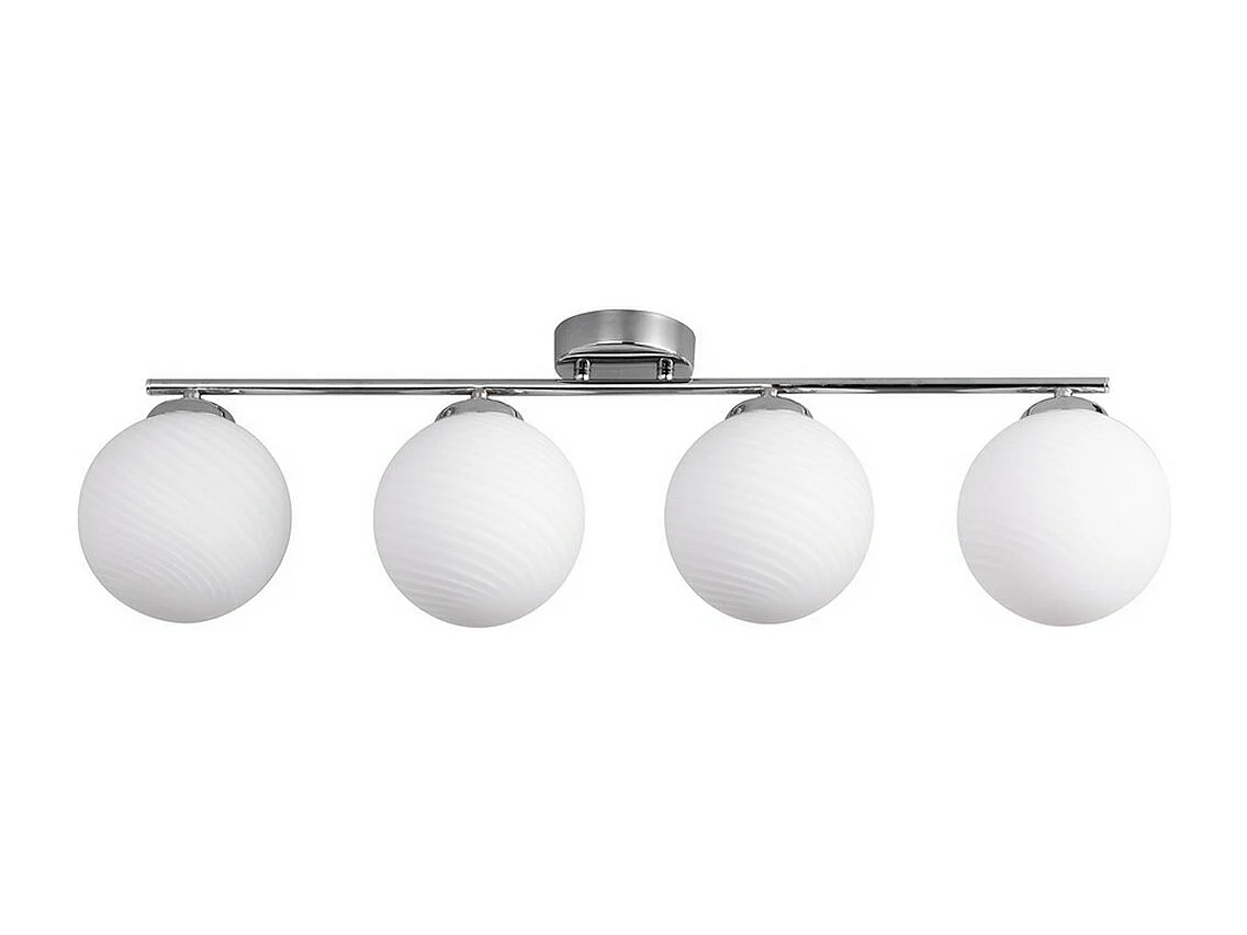 Plafondlamp Beda, Wit, 15x77x21 cm, EPIKASA