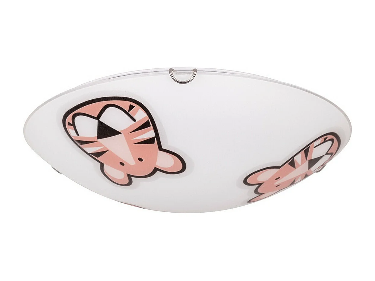 Lampe de Plafond pour Enfants Mulde, Blanc, 40x40x10 cm, Epikasa