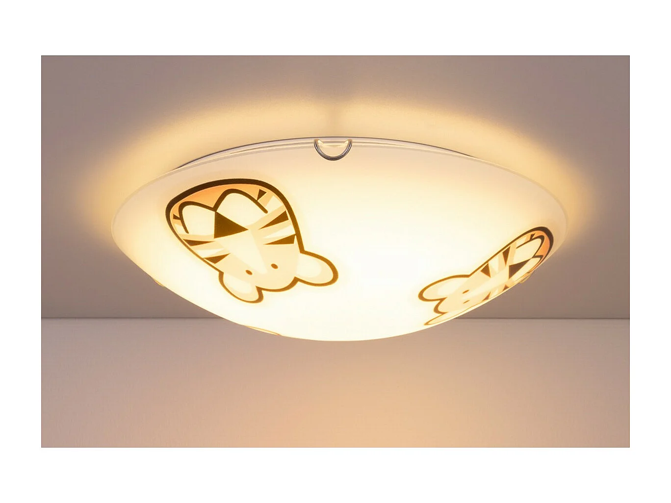 Lampe de Plafond pour Enfants Mulde, Blanc, 40x40x10 cm, Epikasa