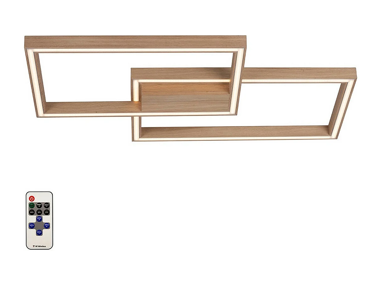 Candeeiro de Teto Poprad, Castanho, 51x82x7,5 cm, EPIKASA