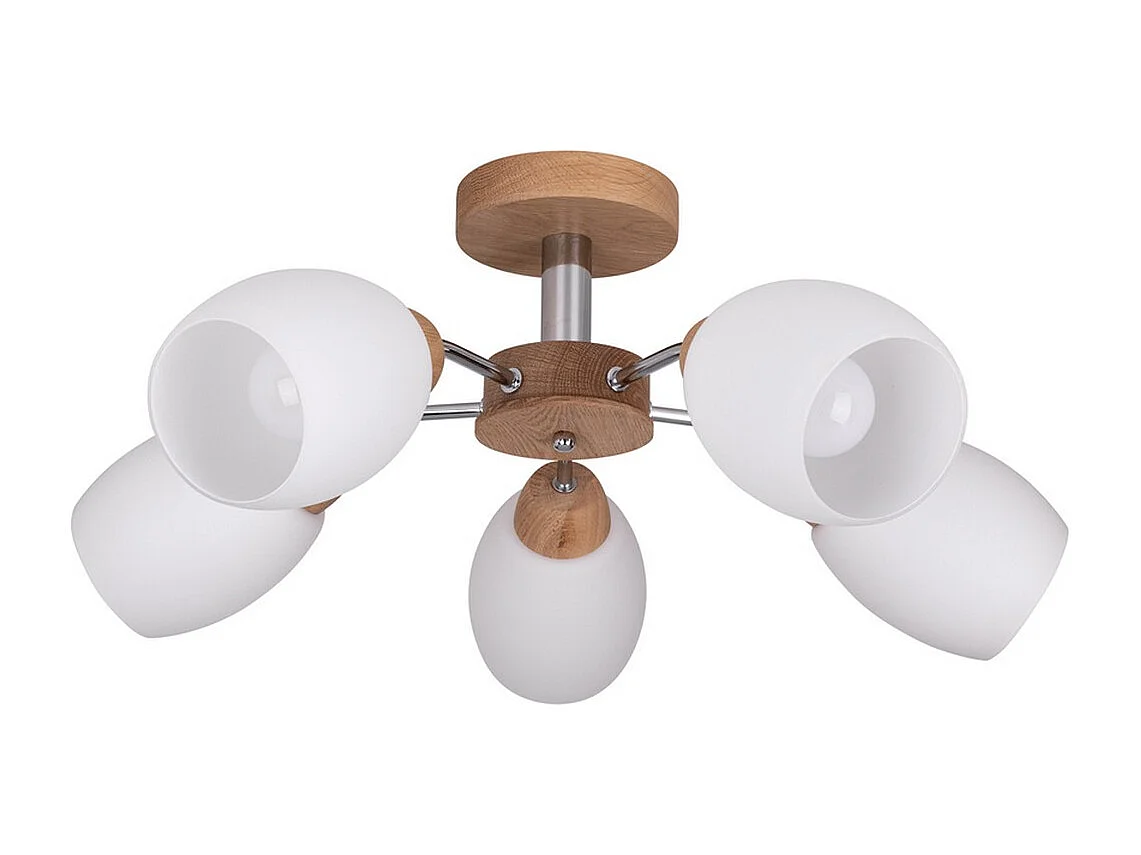 Candeeiro de Teto Navia, Castanho, 62x62x25 cm, EPIKASA