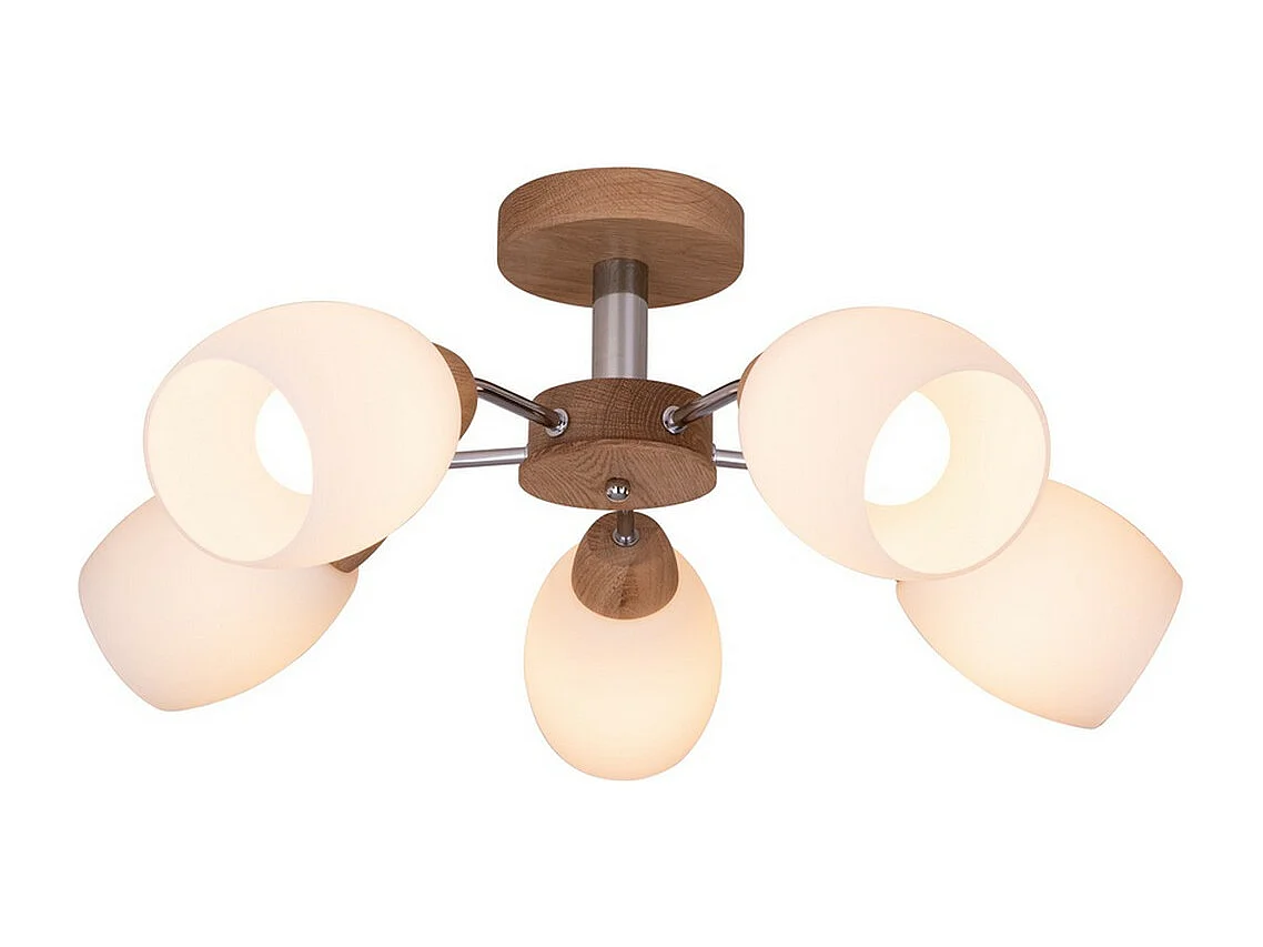 Candeeiro de Teto Navia, Castanho, 62x62x25 cm, EPIKASA