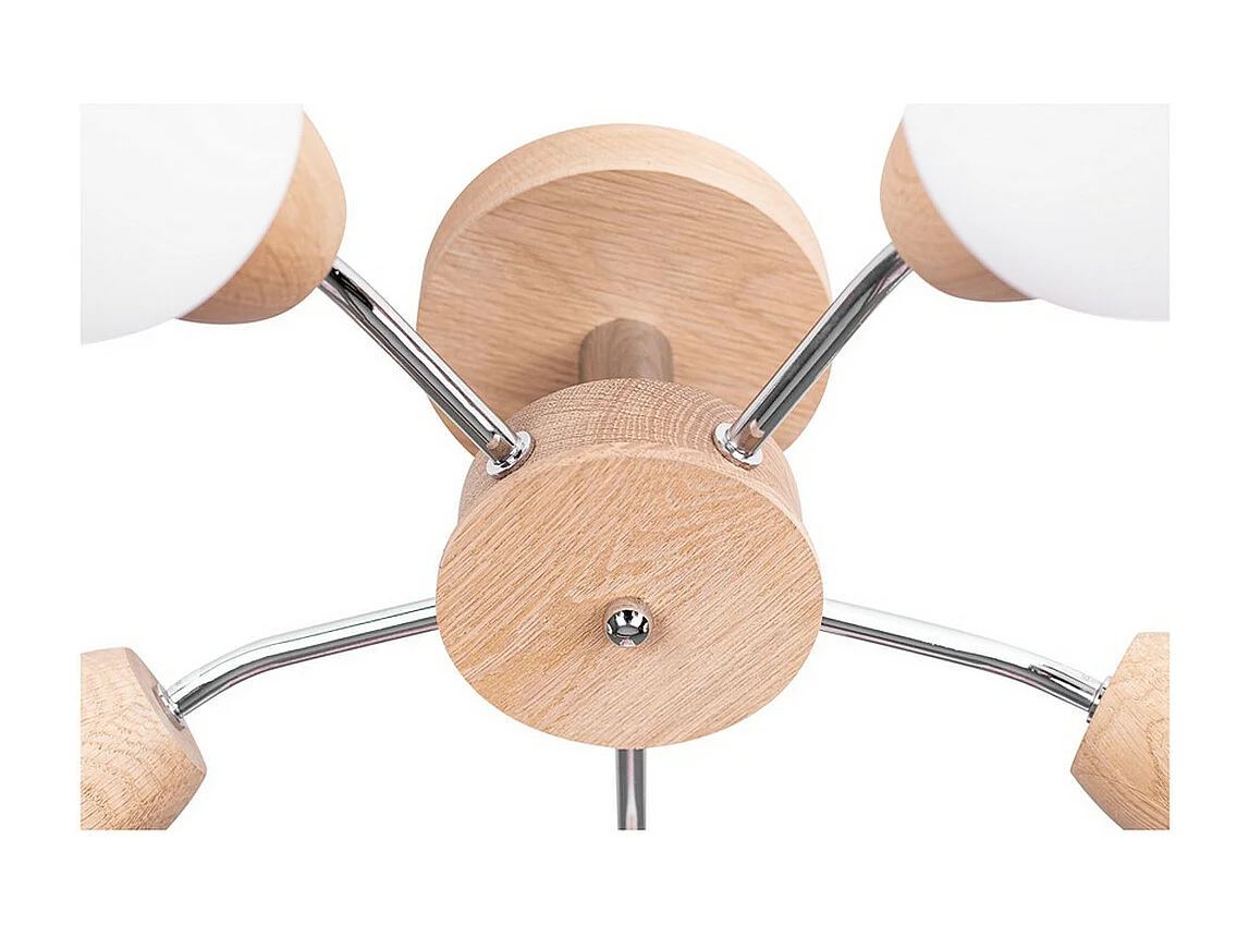 Candeeiro de Teto Navia, Castanho, 62x62x25 cm, EPIKASA