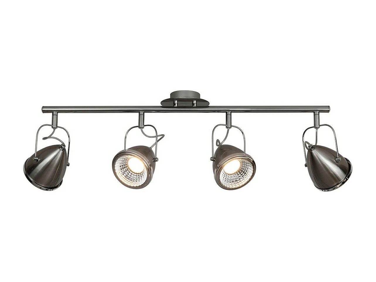 Plafondlamp Lesse, Zilver, 76x13x26 cm, EPIKASA