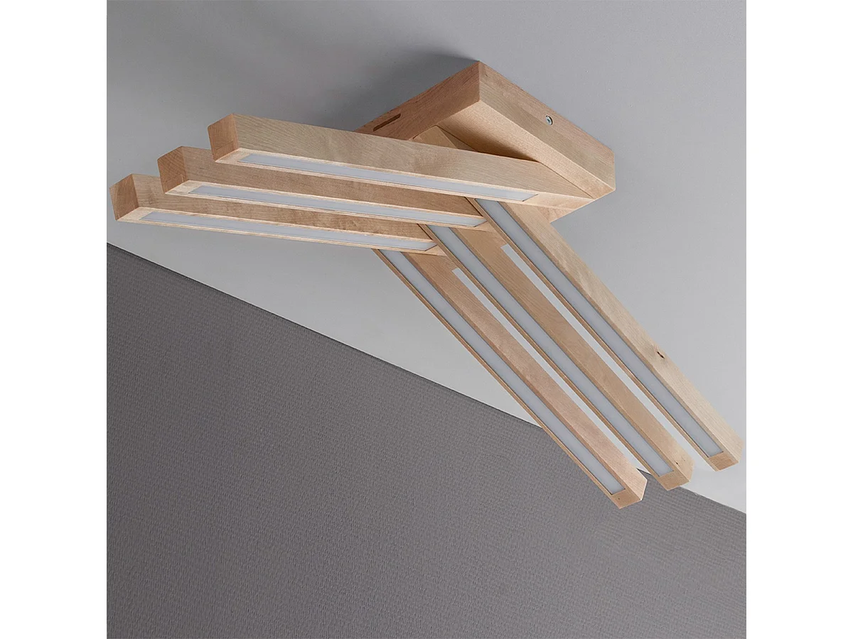 Candeeiro de Teto Guadalupa, Castanho, 57x19x18 cm, EPIKASA