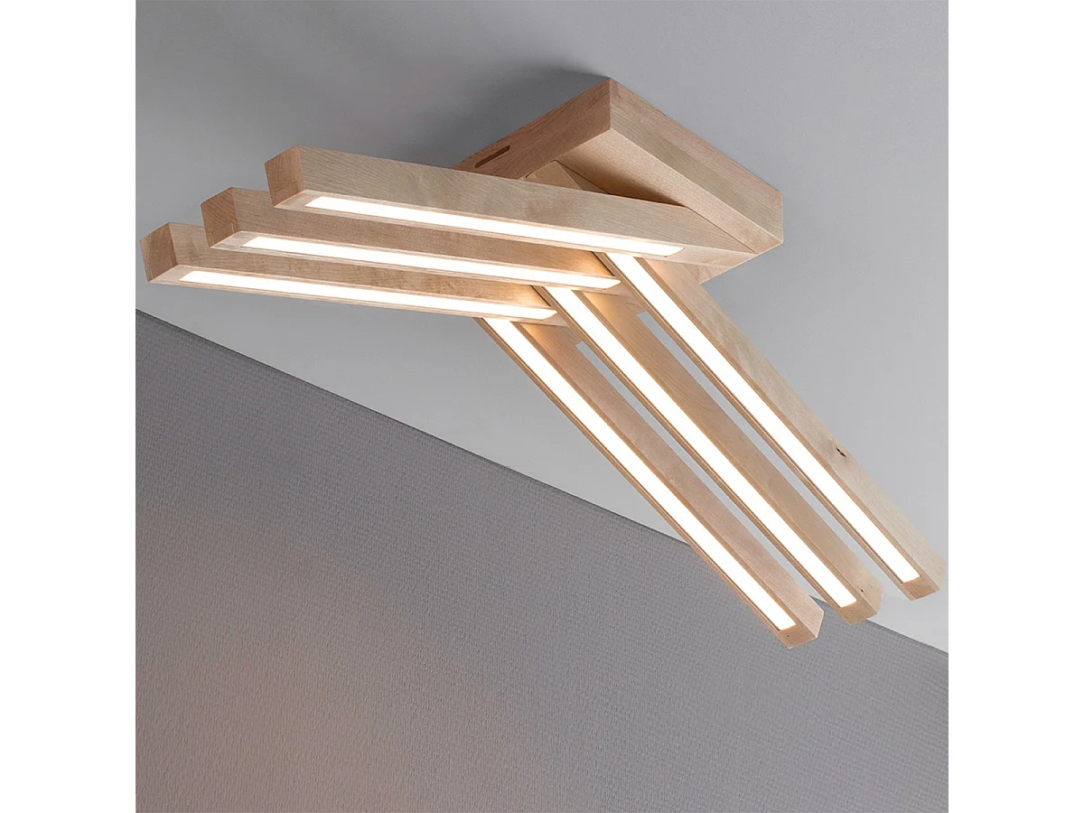 Candeeiro de Teto Guadalupa, Castanho, 57x19x18 cm, EPIKASA