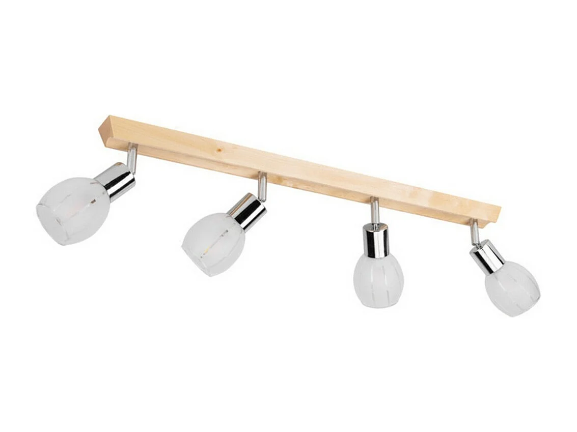 Plafonnier Arcadio, Marron, 6x78x18 cm, EPIKASA