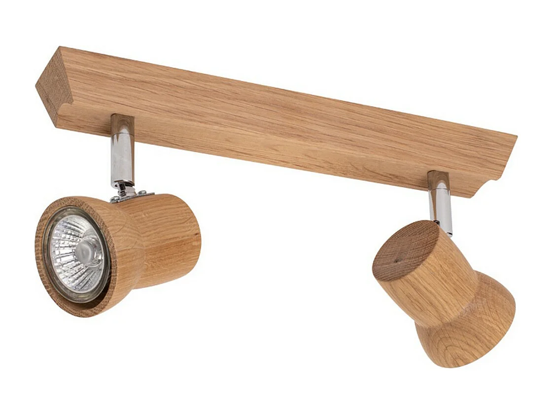 Plafonnier Lione, Marron, 6x29x14 cm, EPIKASA