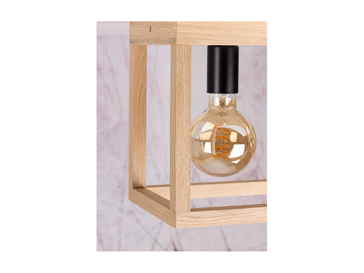 Plafondlamp Tietar, Bruin, 20x36x25 cm, EPIKASA