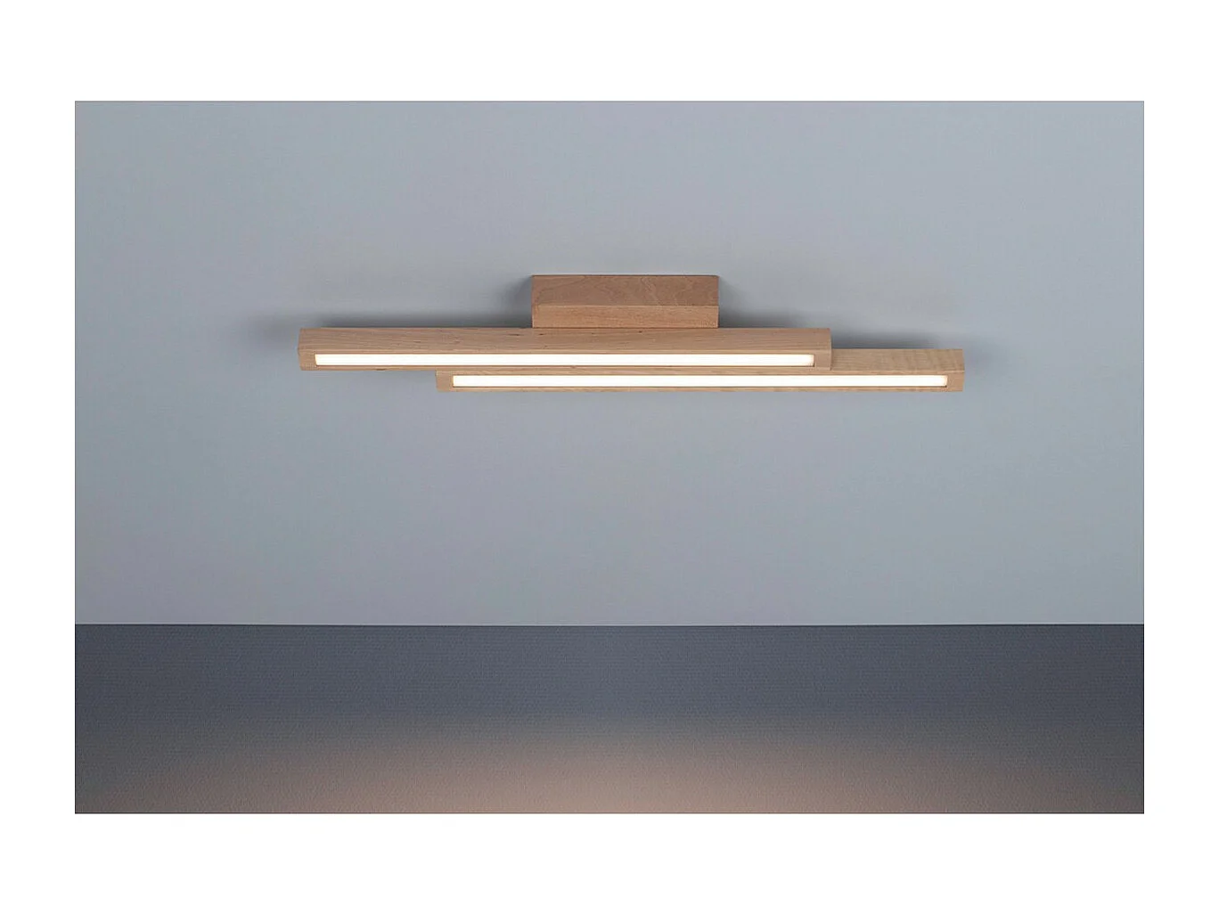 Lampa Sufitowa Guadalupa, Brązowy, 54,5x10x6,5 cm, EPIKASA