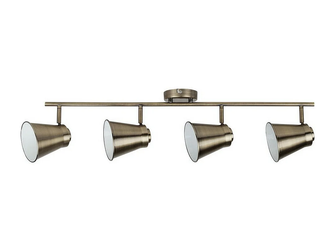 Plafonnier Elbin, Argent, 12x87x20,5 cm, Epikasa