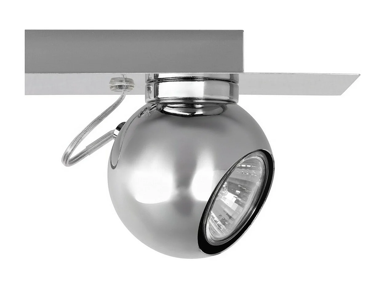 Plafonnier Strasburgo, Argent, 45x8x11,5 cm, EPIKASA