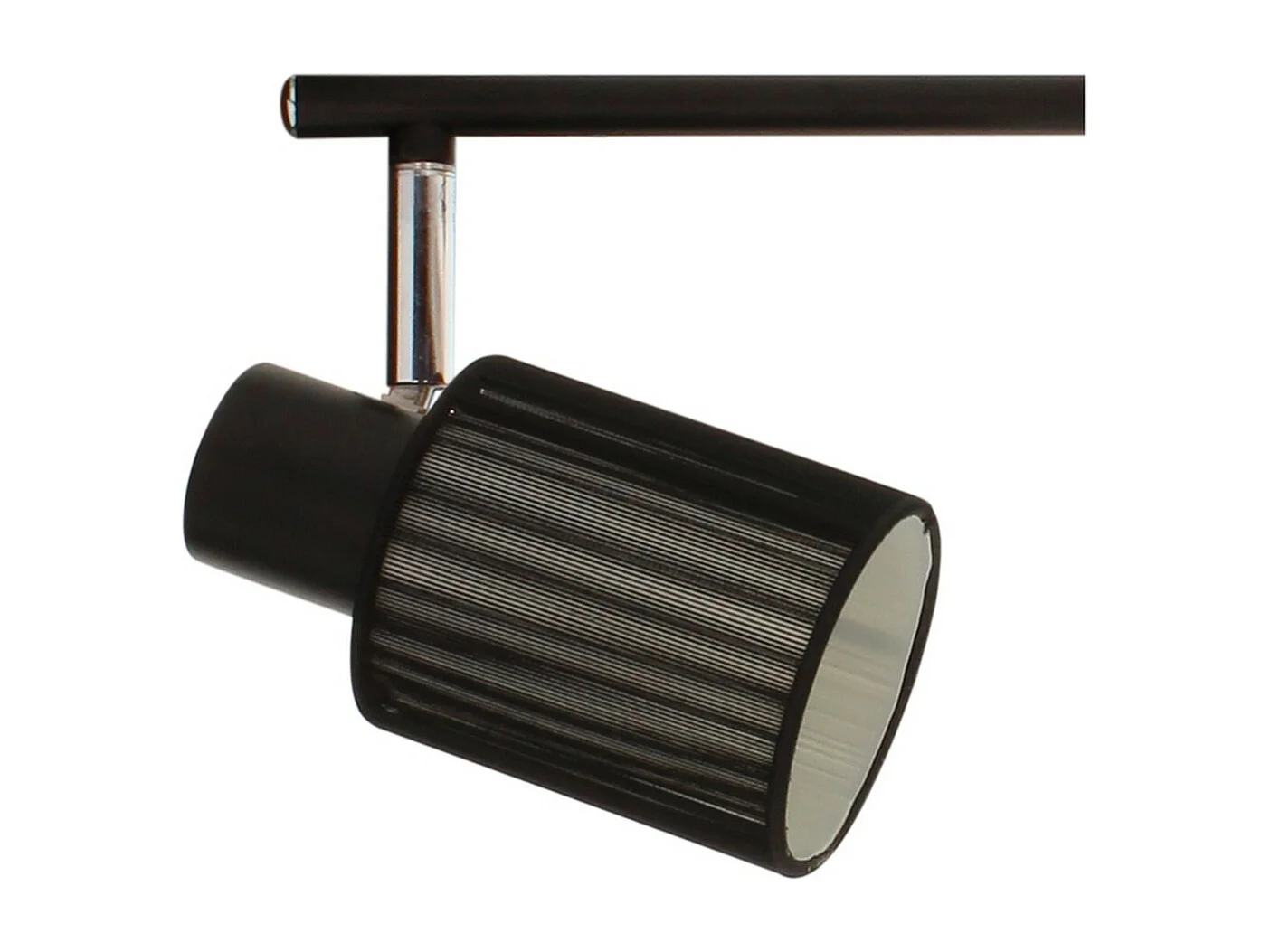 Plafonnier Danio, Noir, 78x9x21 cm, EPIKASA